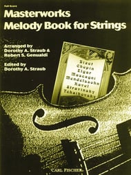 Masterworks Melody Book-Full Score Conductor string method book cover